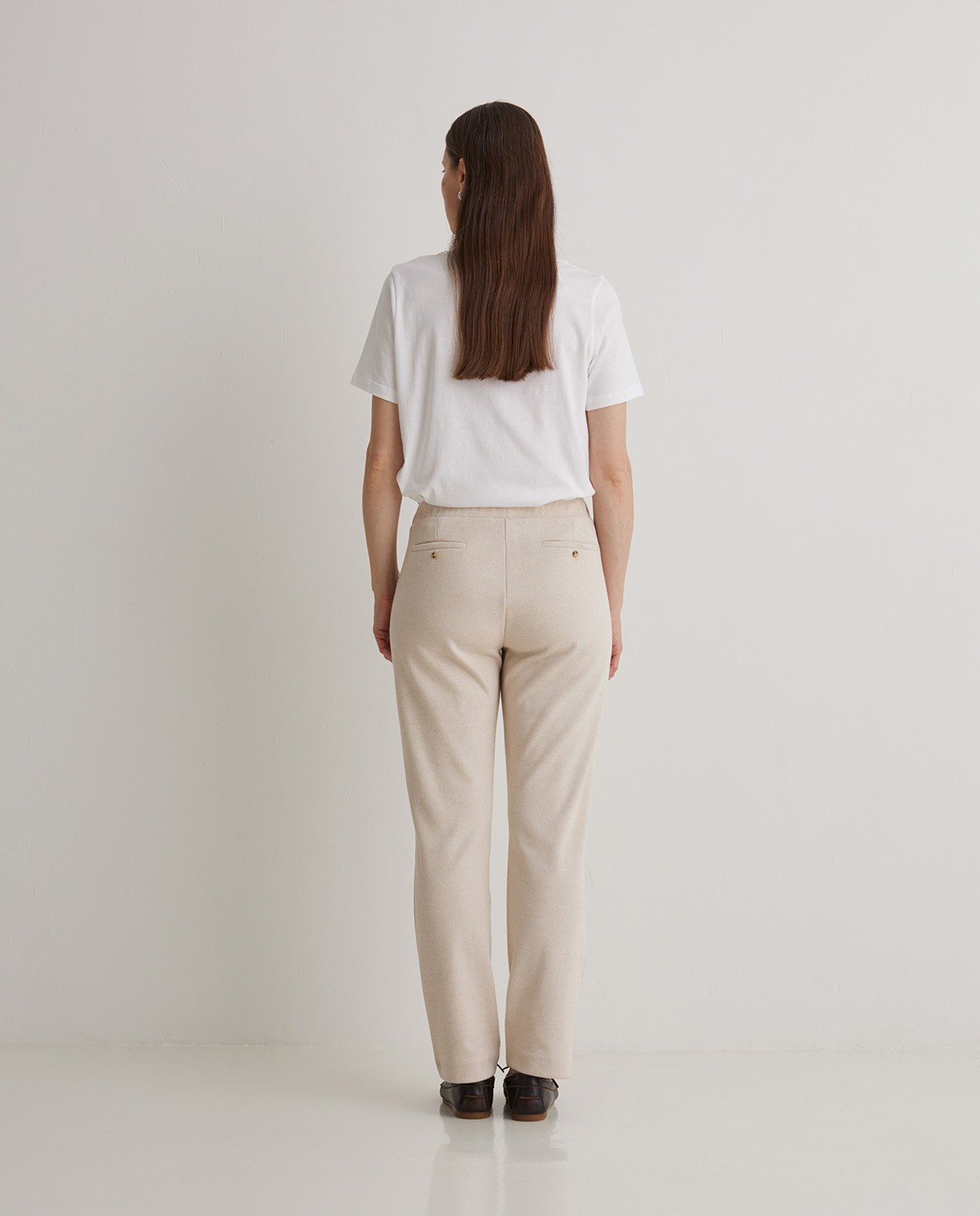 Pantalón regular fit afranelado - Imagen 3