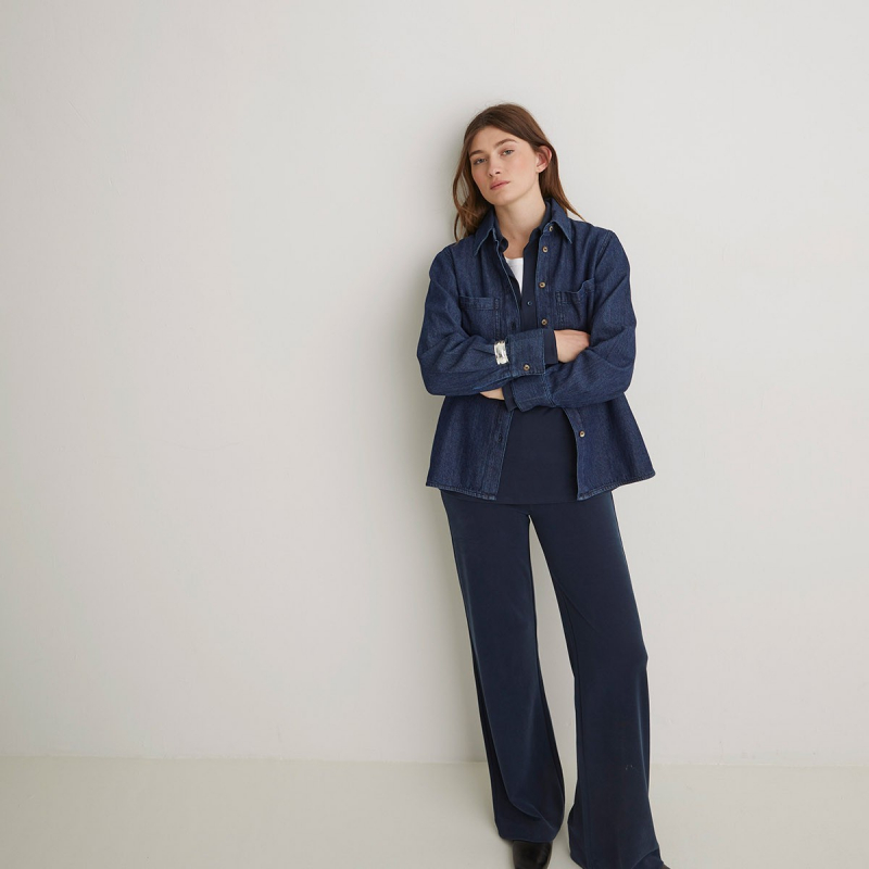 Pantalón ancho fluido