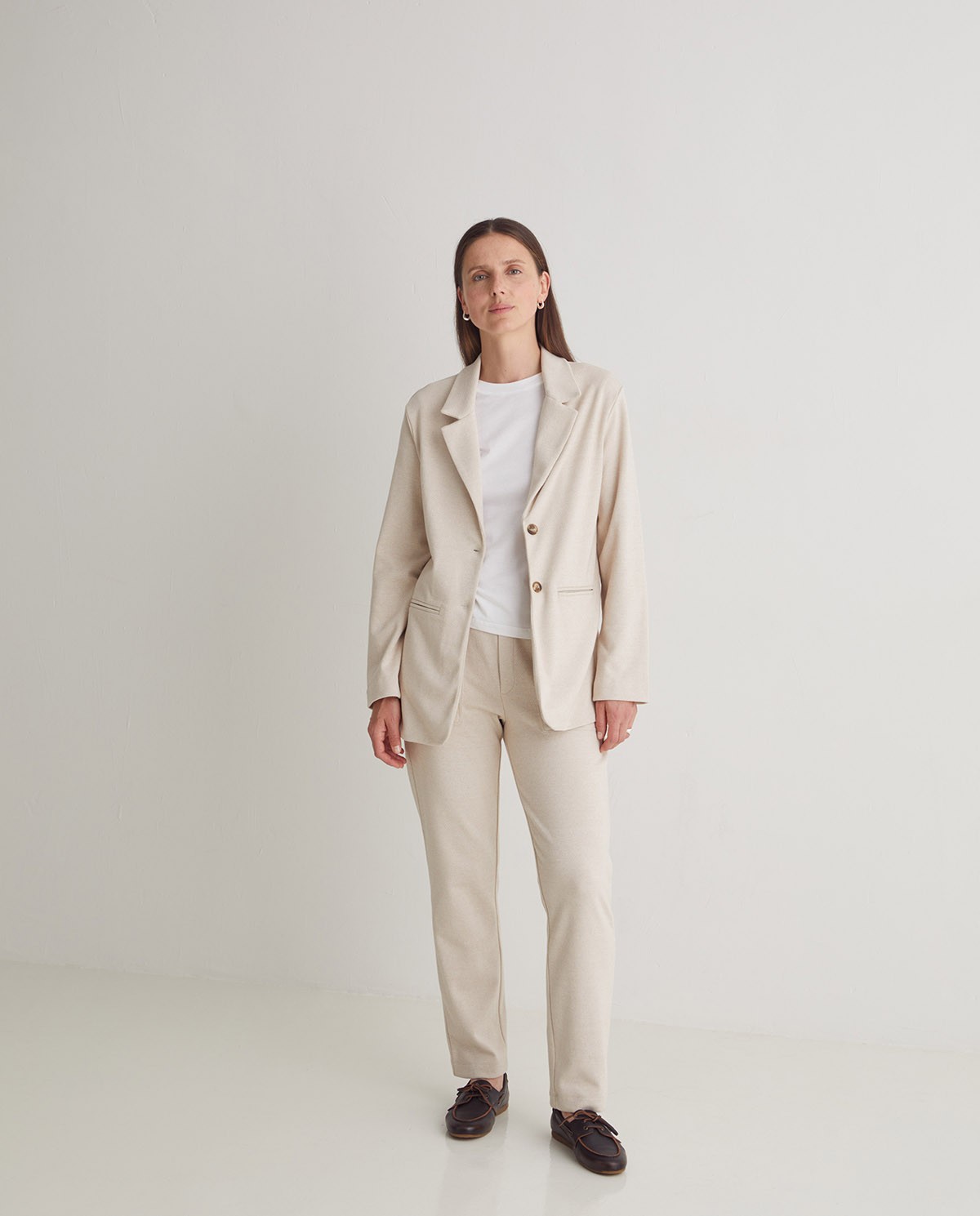 Pantalón regular fit afranelado - Imagen 7