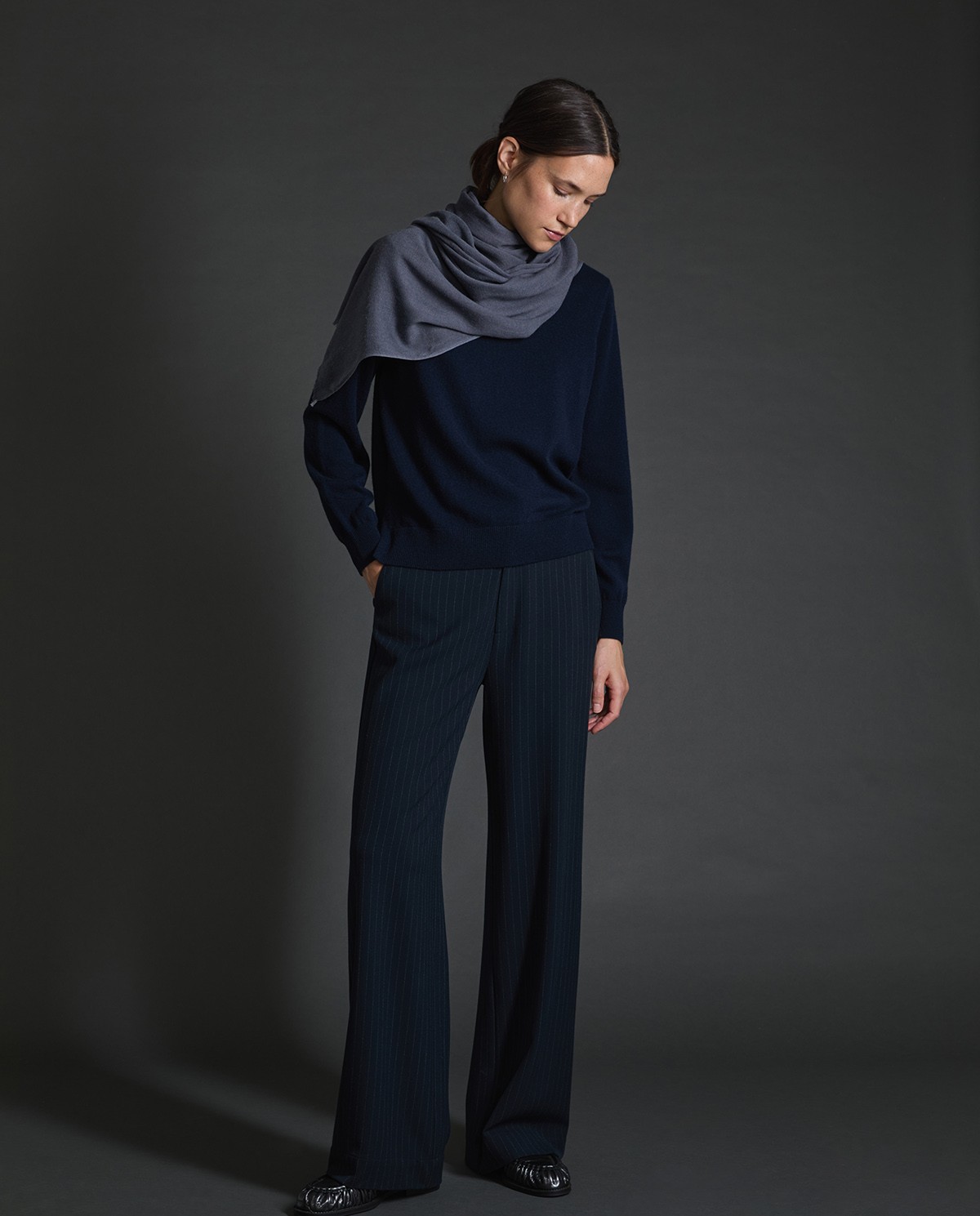 Foulard básico mezcla lana - Imagen 3