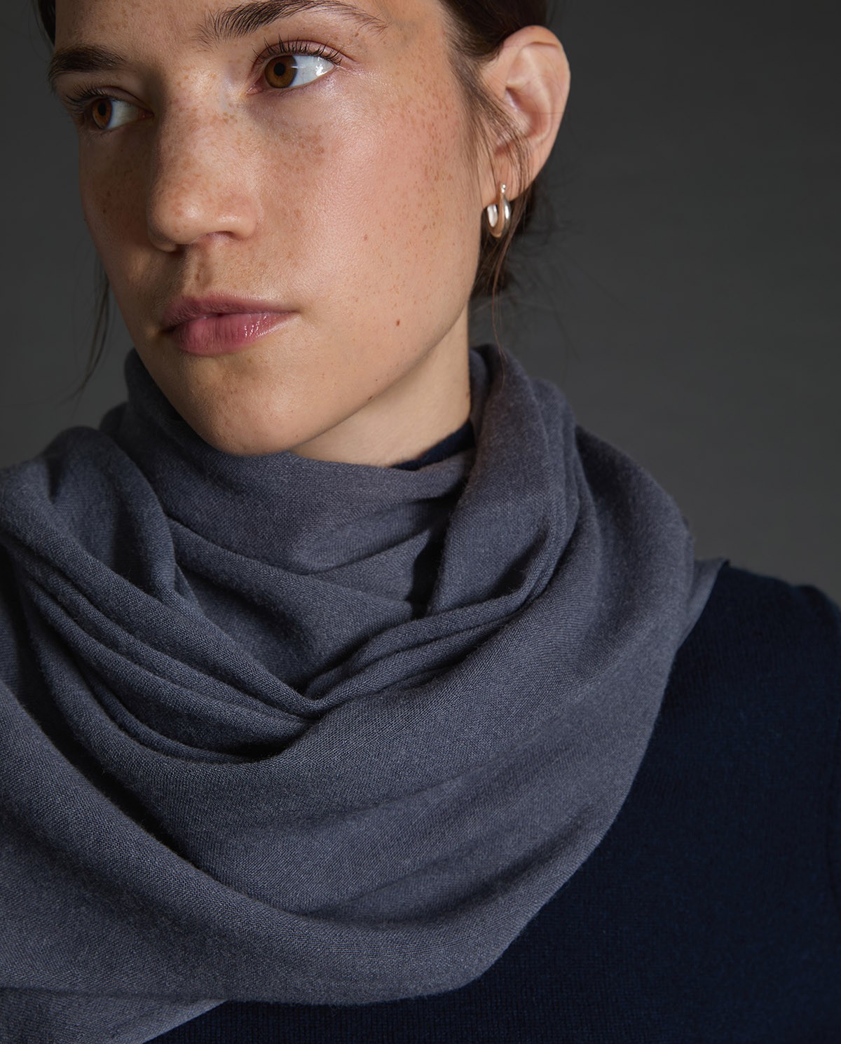 Foulard básico mezcla lana - Imagen 2