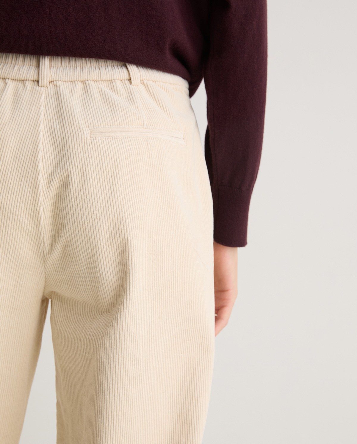 Pantalón recto pana - Imagen 4