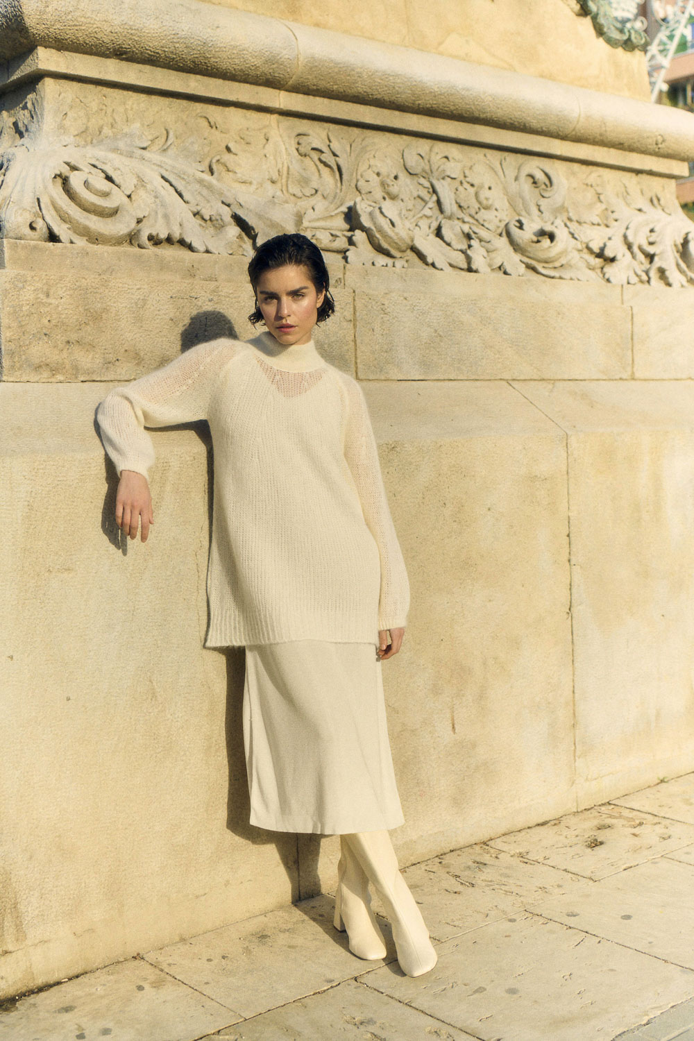 Vestido dos piezas punto