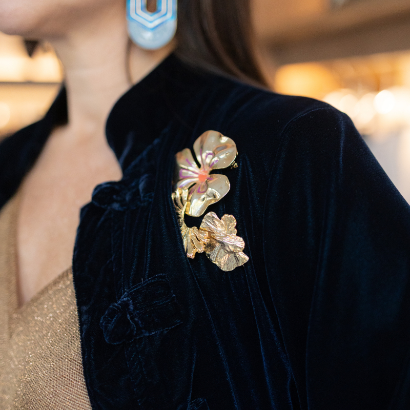 Broche Hibbys esmaltado