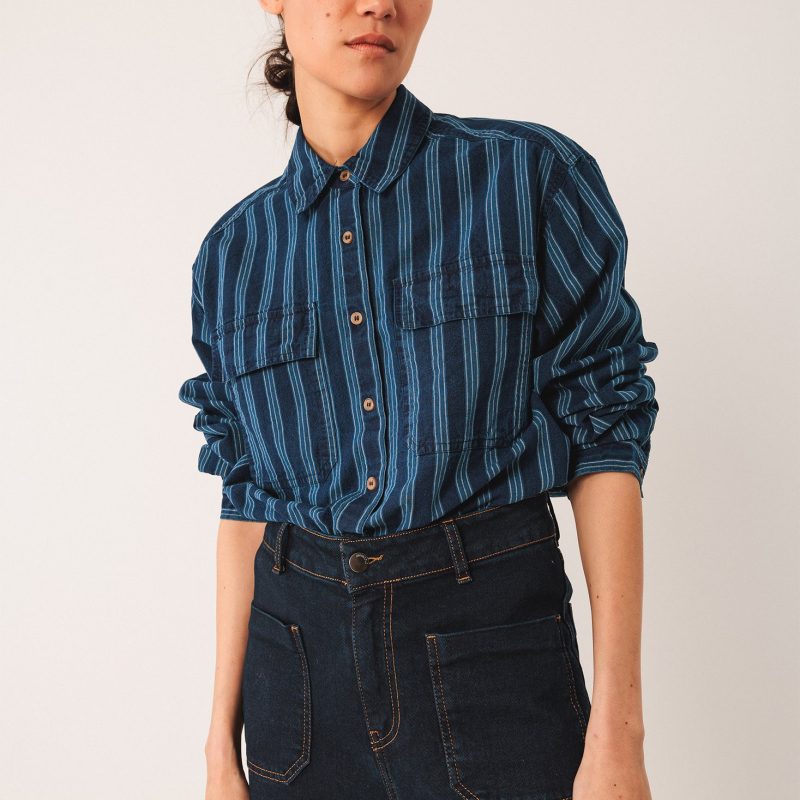 Camisa stripes algodón