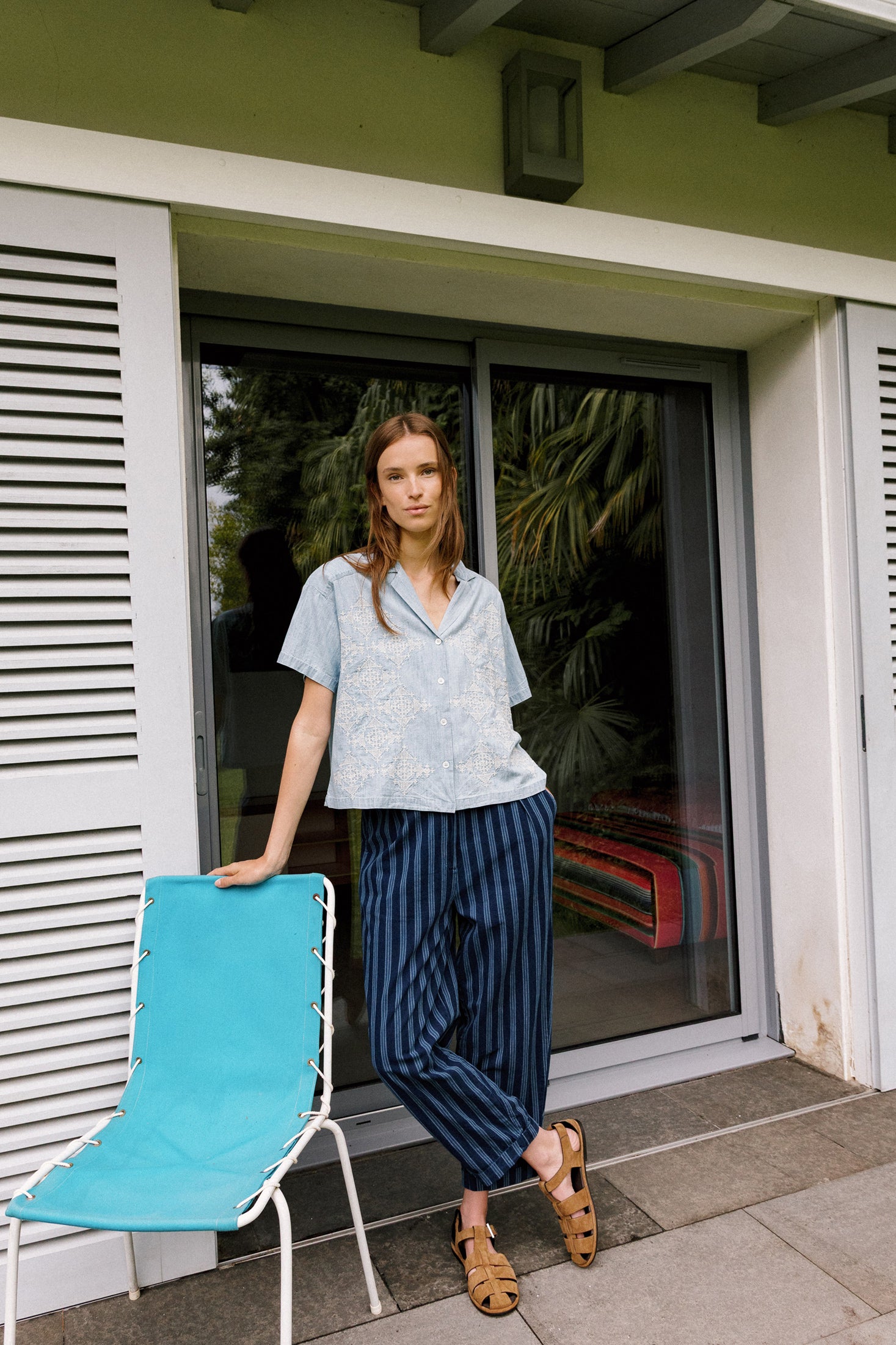 Pantalón baggy engomado - Imagen 2