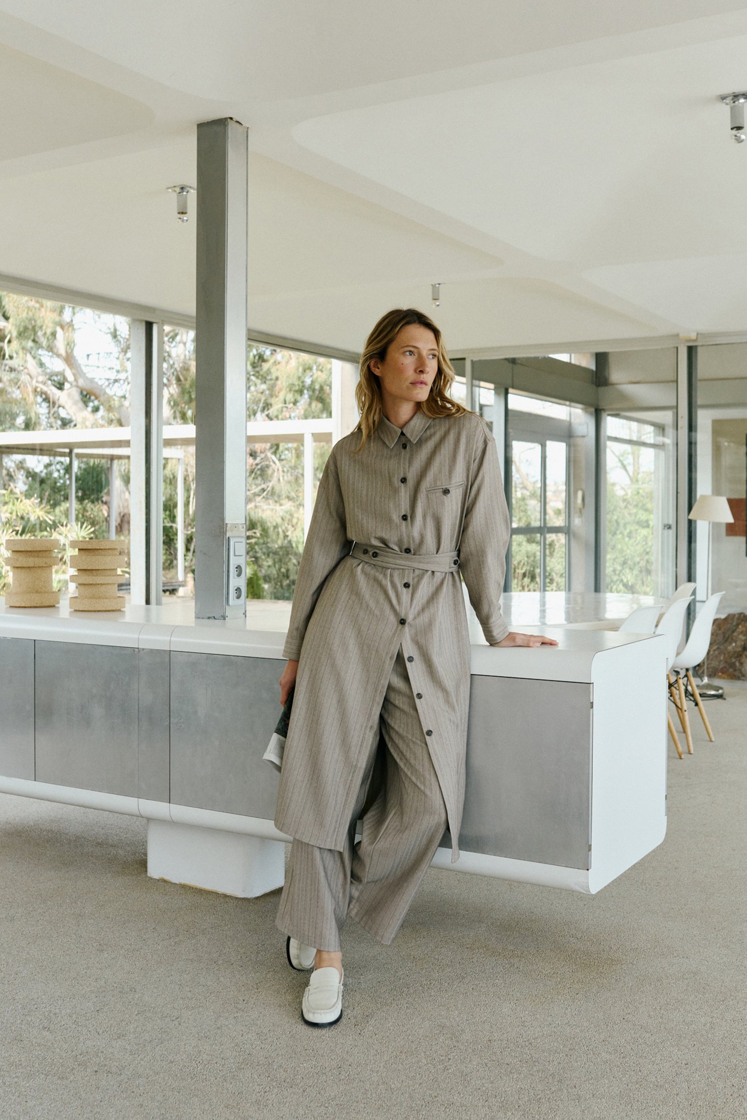 Pantalón vestir pinzas - Imagen 3