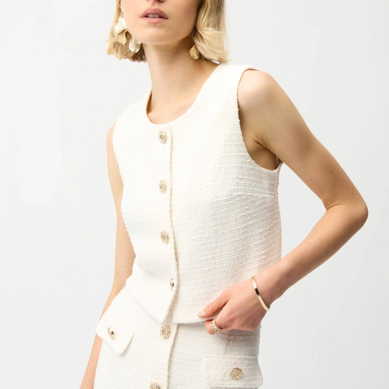 Chaleco botones dorados