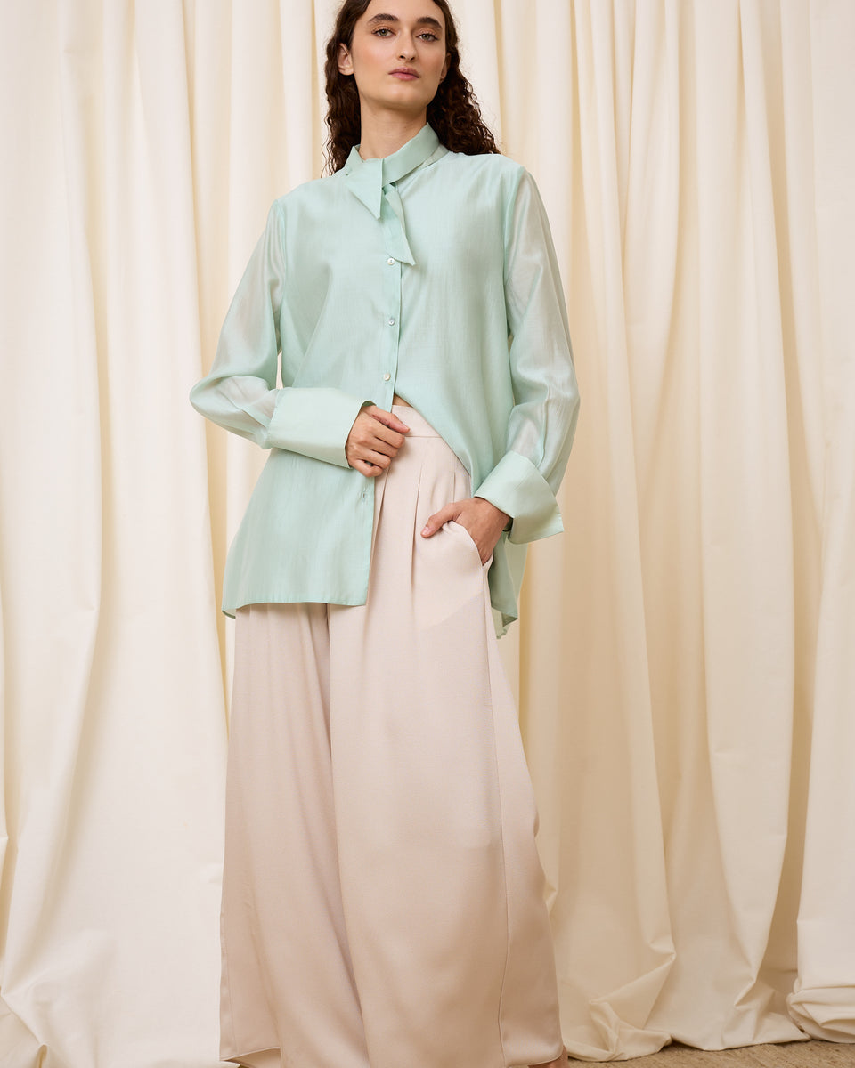 Blusa con abertura trasera - Imagen 3