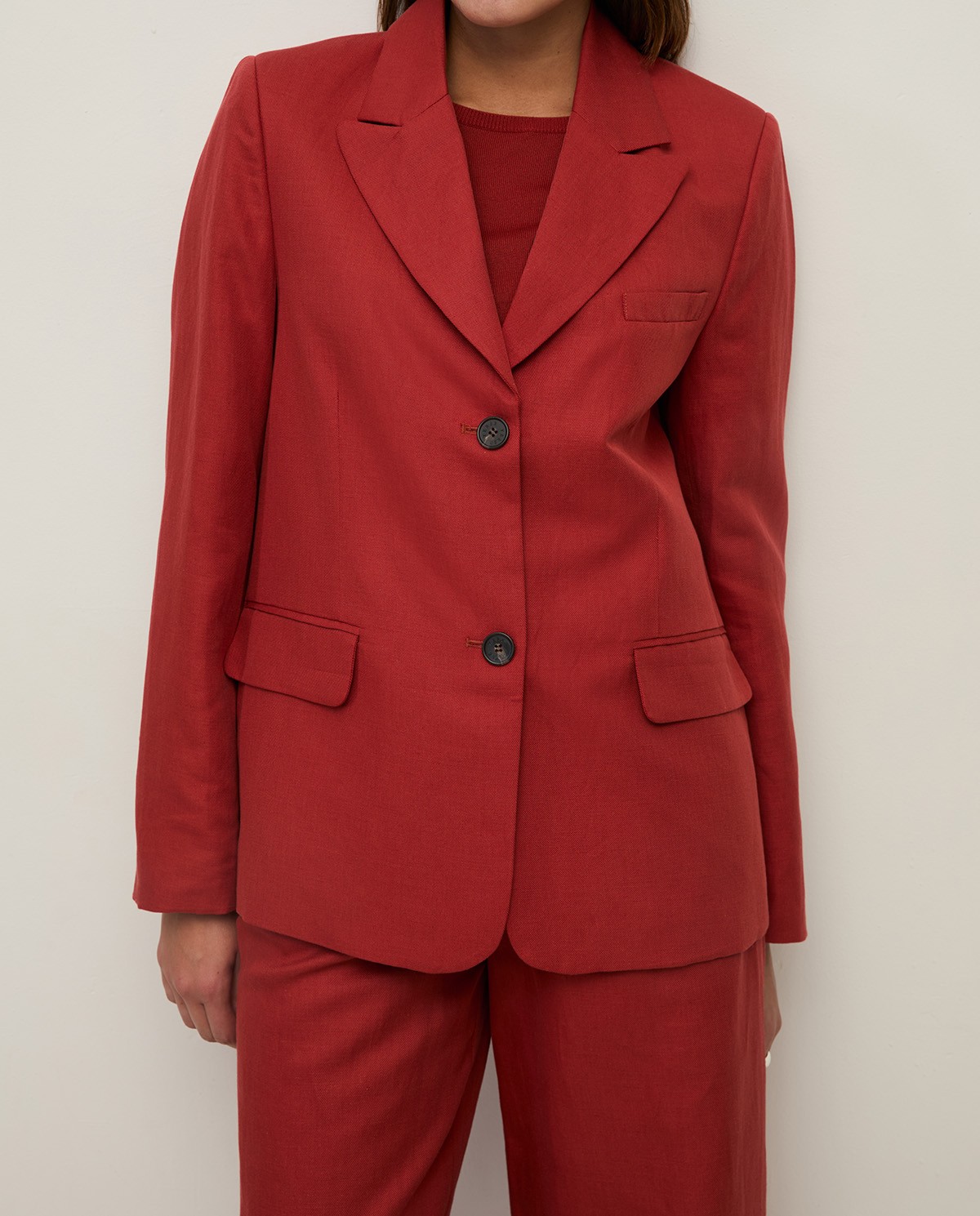 Americana mezcla lino