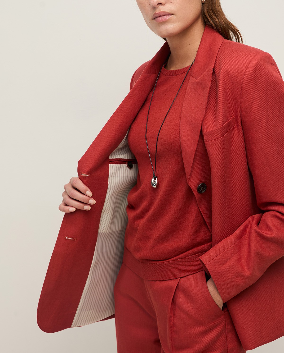 Americana mezcla lino - Imagen 3