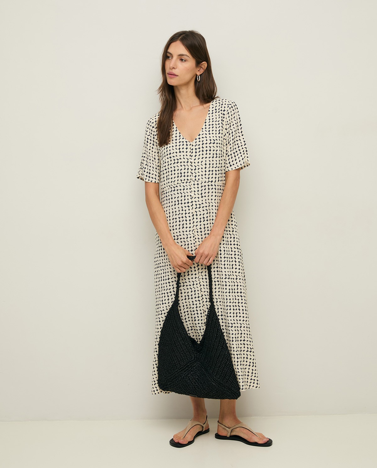 Vestido midi viscosa - Imagen 2