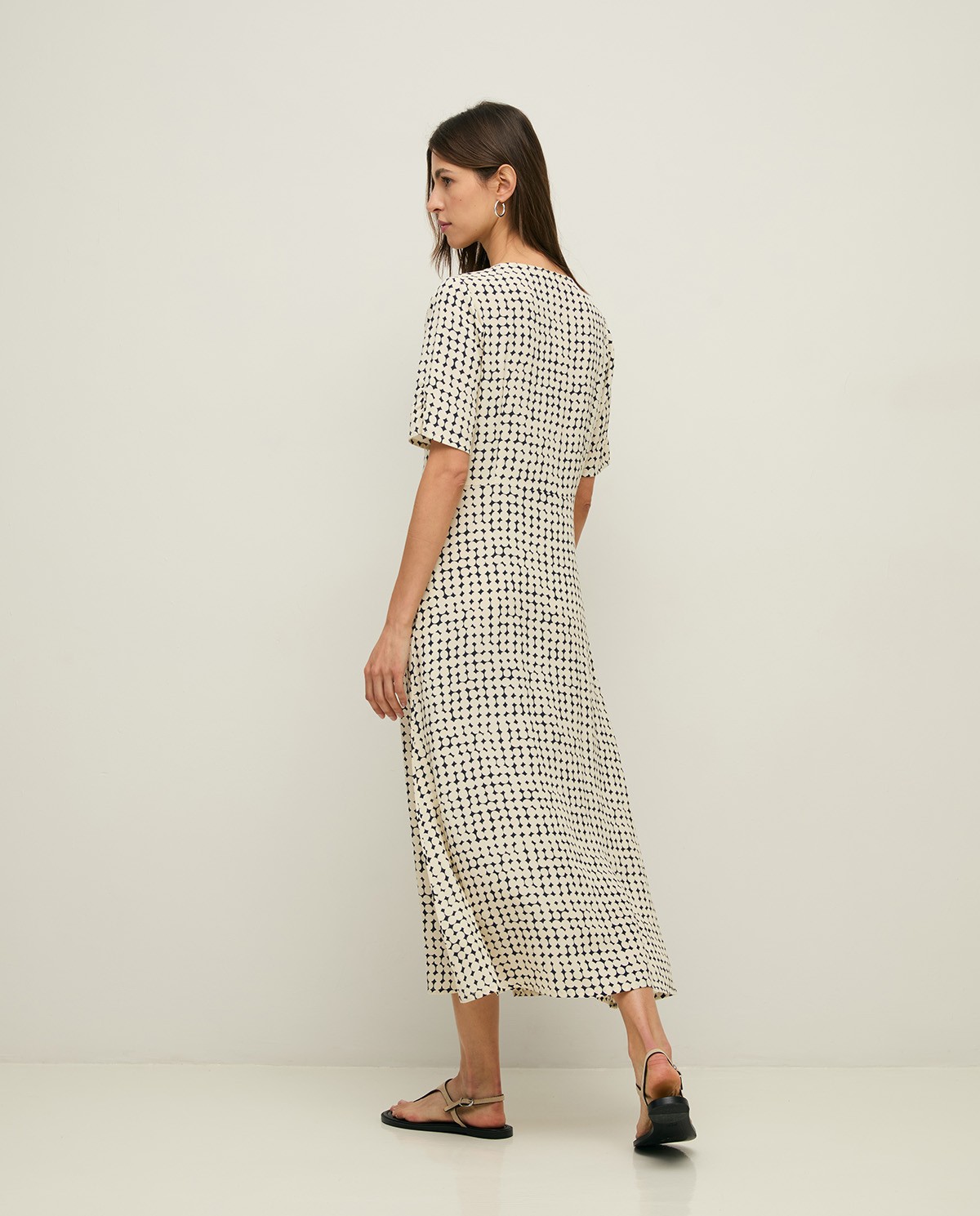 Vestido midi viscosa - Imagen 6