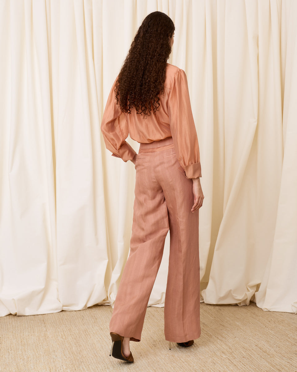 Pantalón con lino - Imagen 4