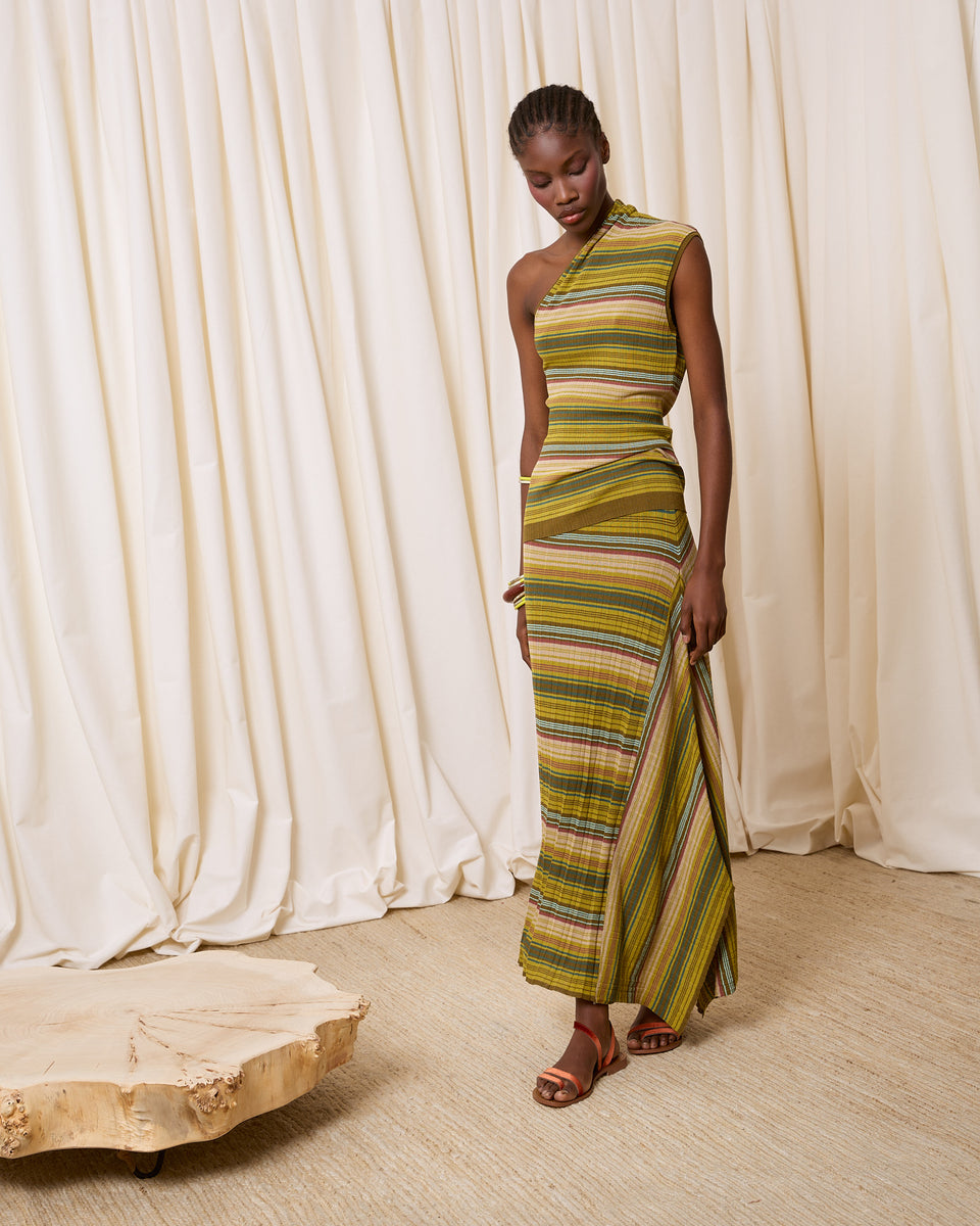 Top asimétrico rayas - Imagen 3