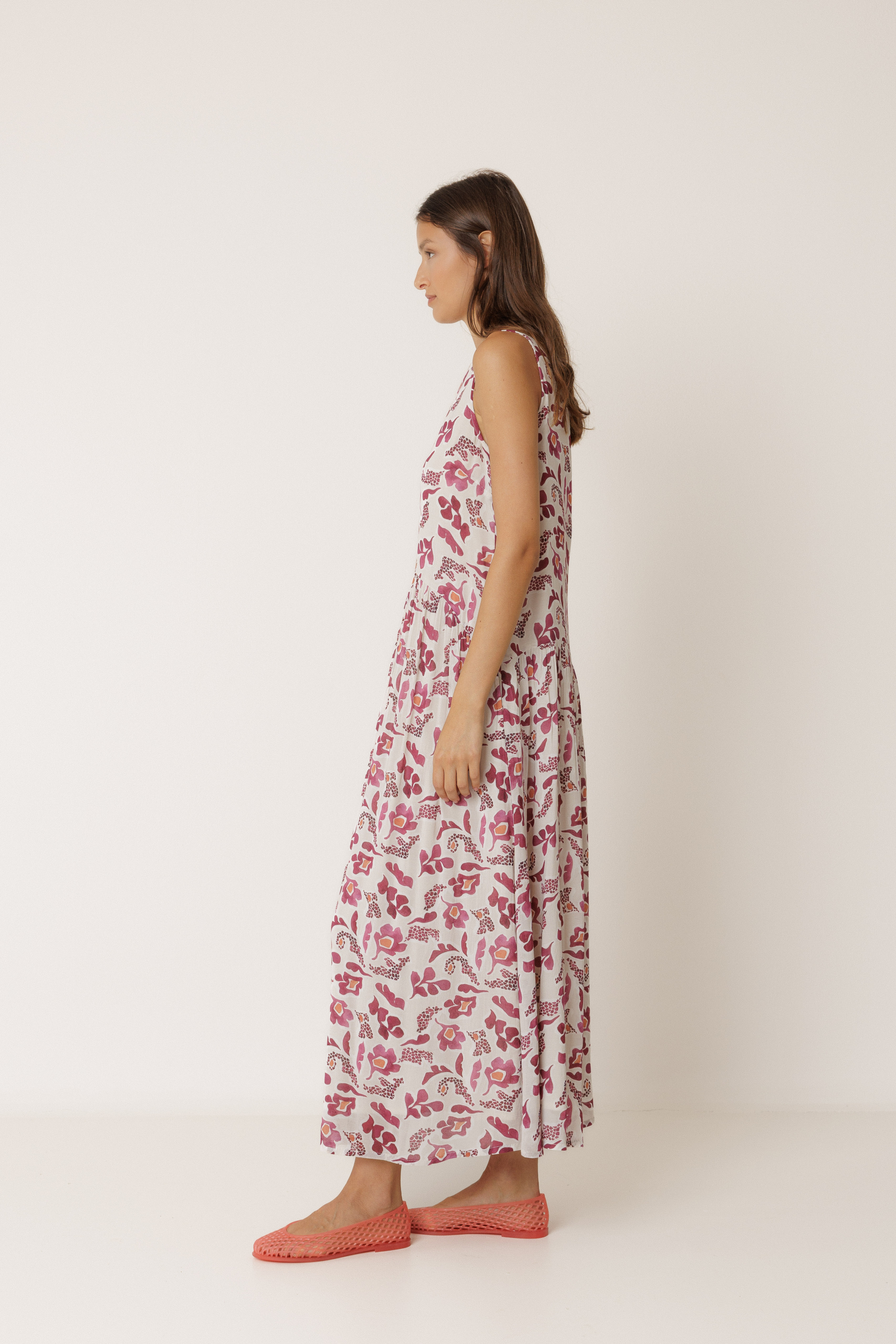Vestido maxi flor - Imagen 3