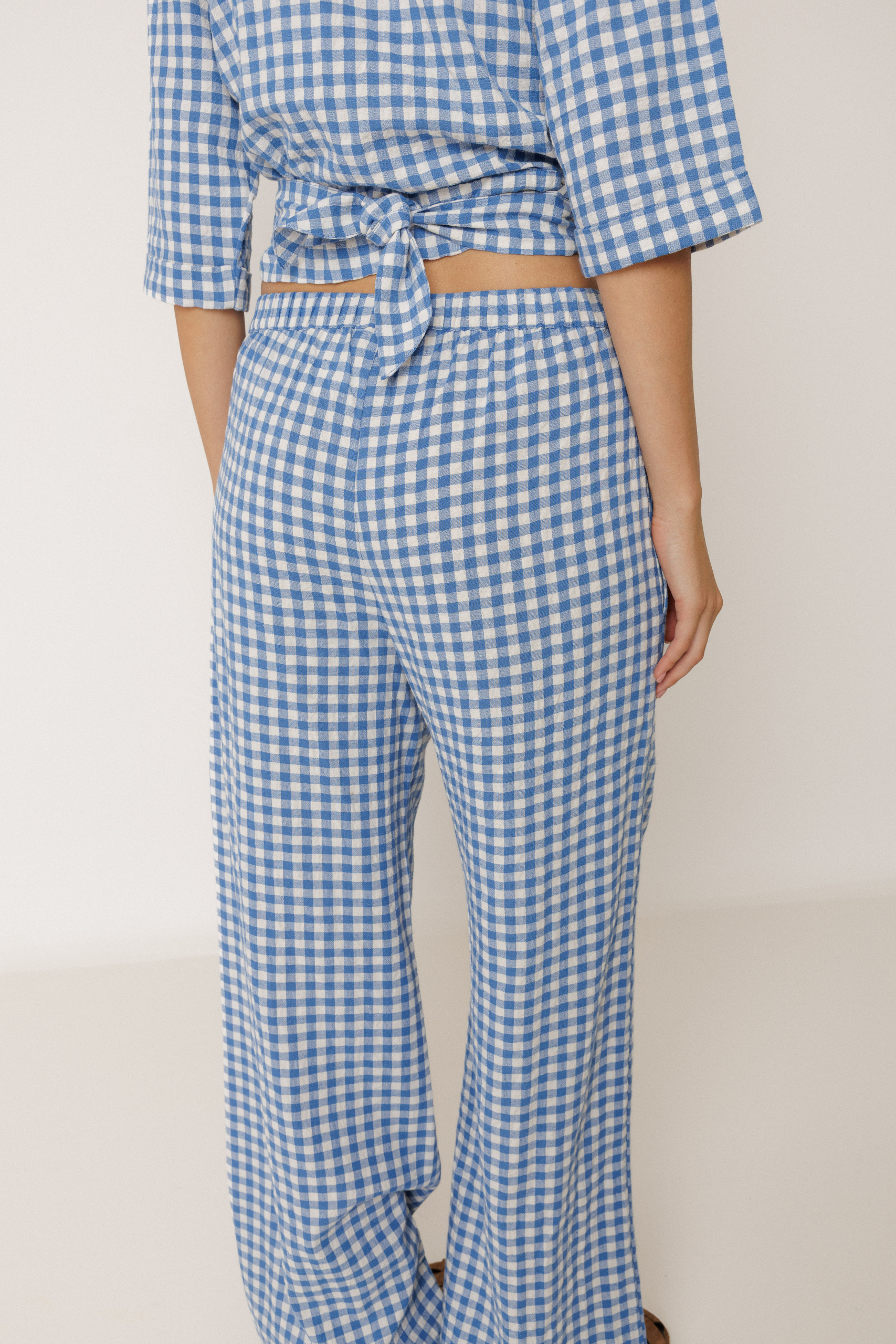 Pantalón vichy engomado - Imagen 3