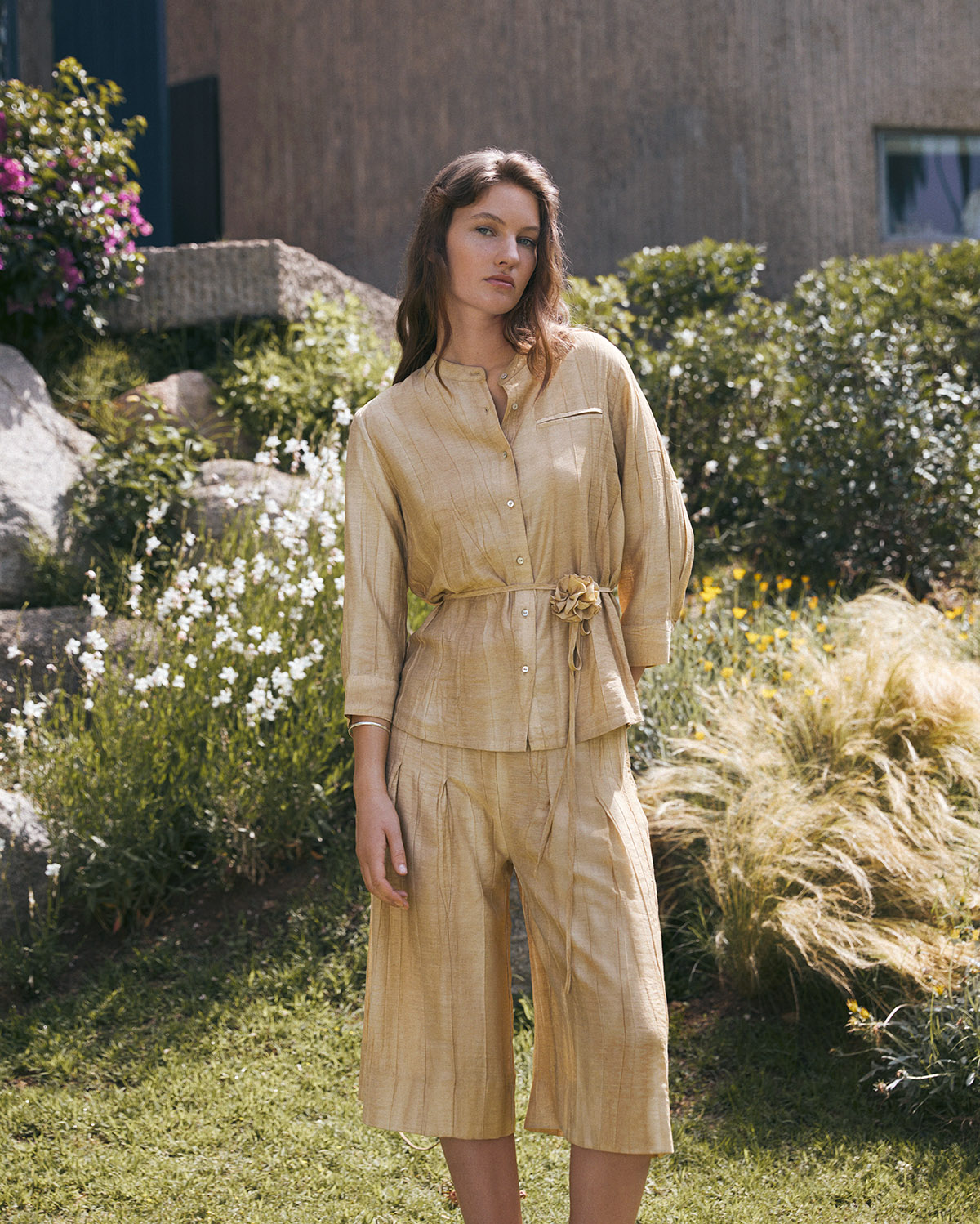 Camisa efecto arrugado - Imagen 2