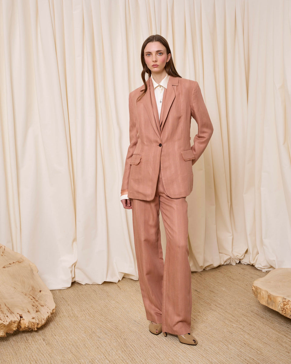 Pantalón con lino - Imagen 5