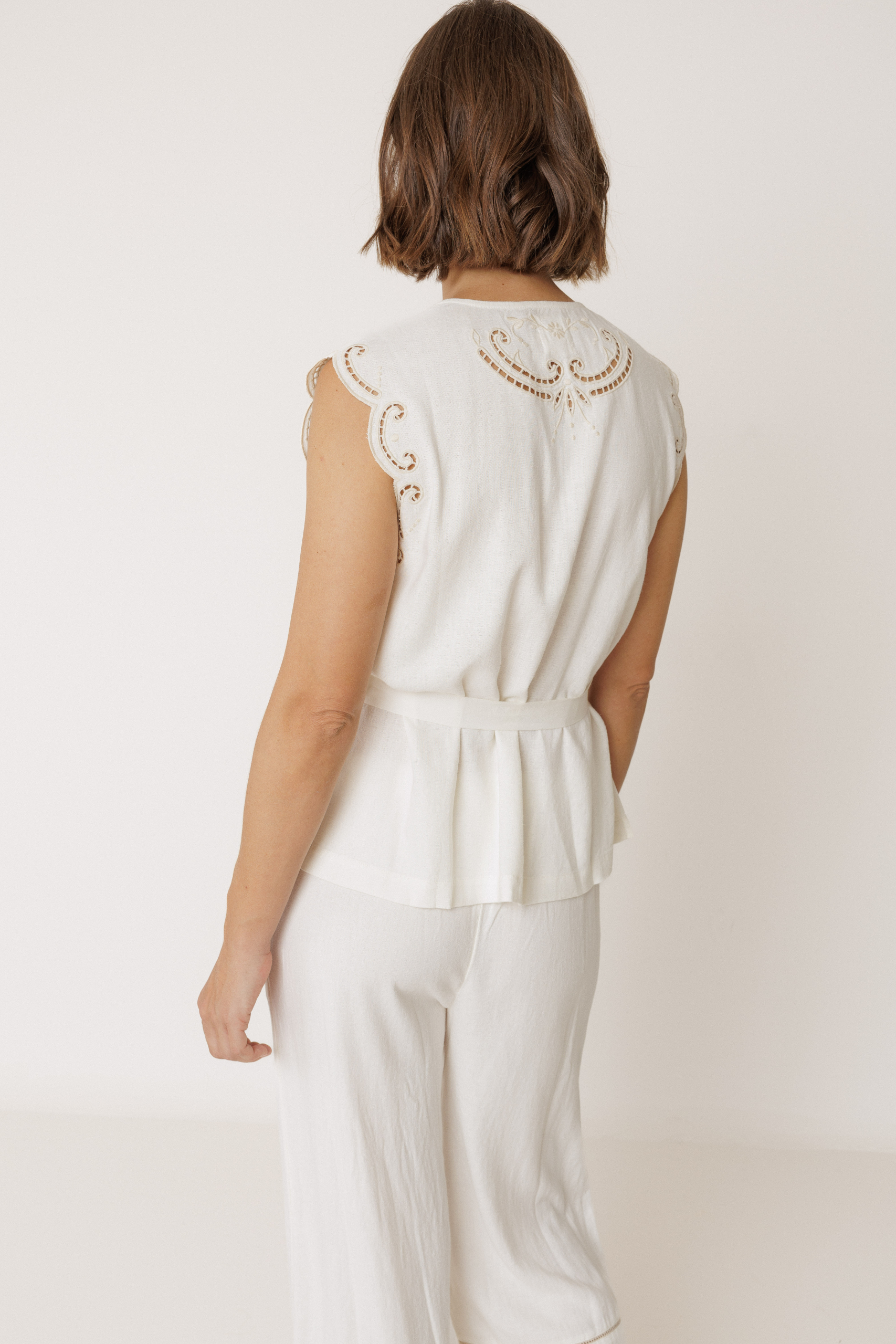 Top bordado flor - Imagen 3