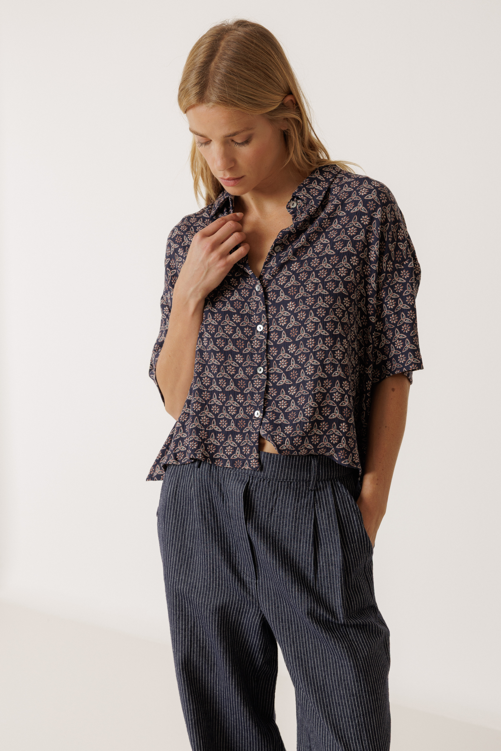 Camisa estampada oversize - Imagen 2