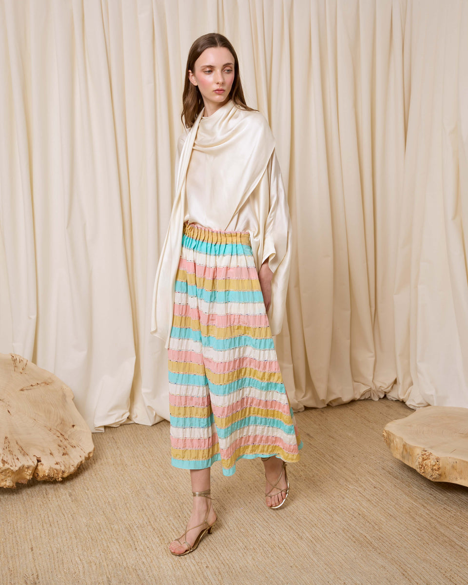 Falda rayas multicolor - Imagen 4