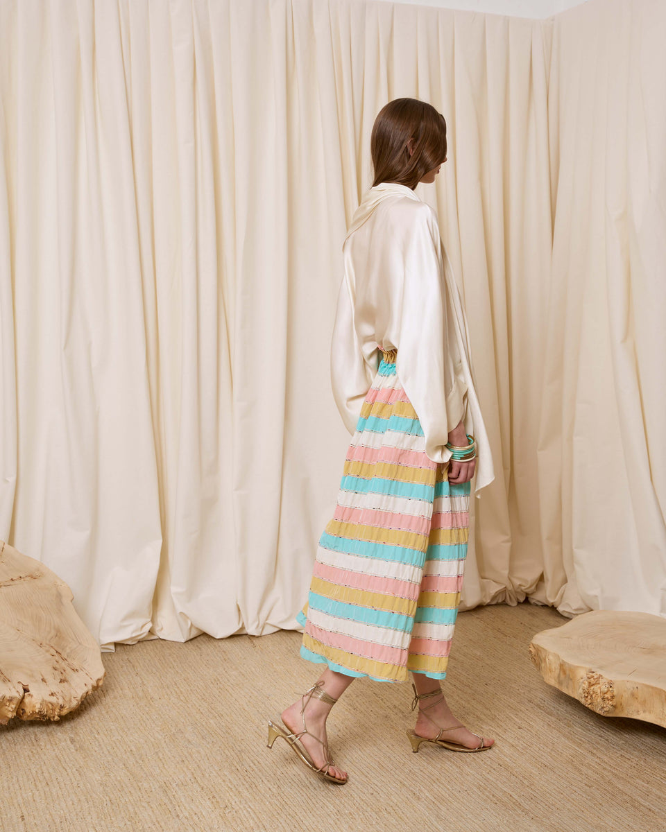 Falda rayas multicolor - Imagen 5