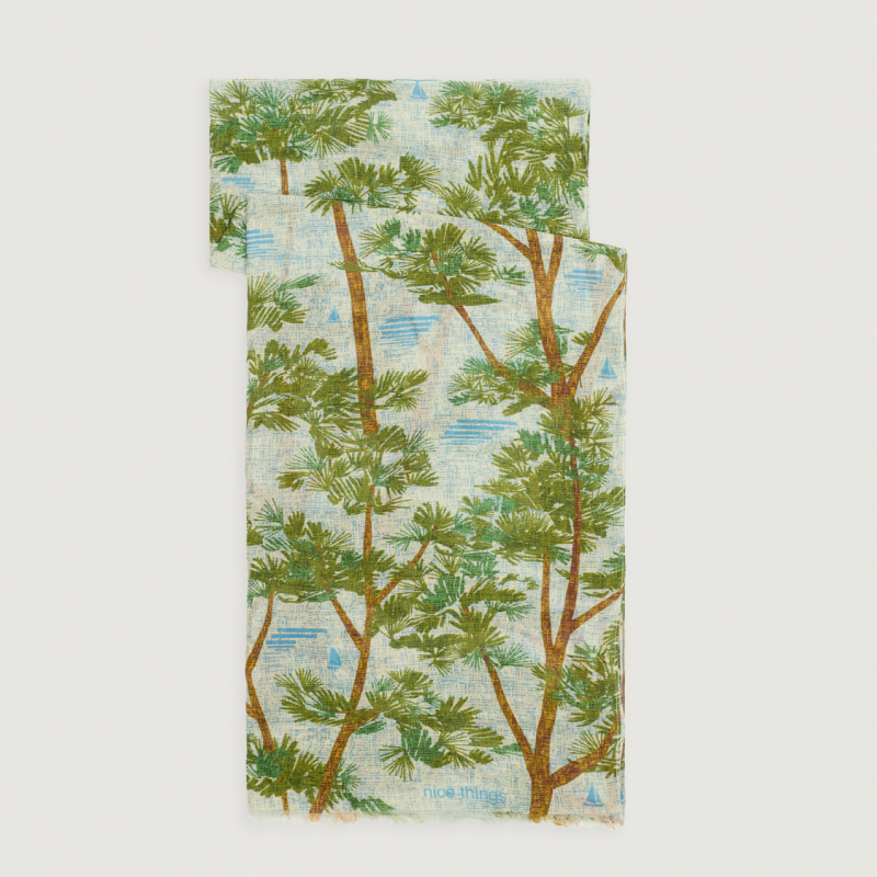 Foulard pine trees