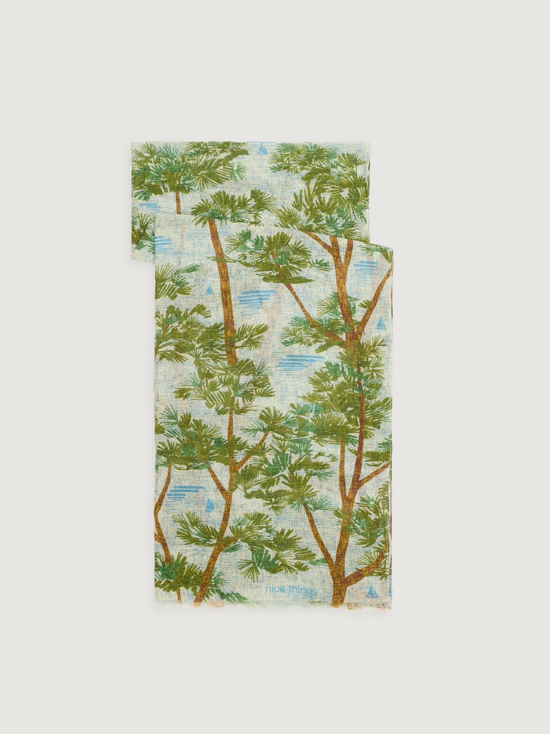Foulard pine trees