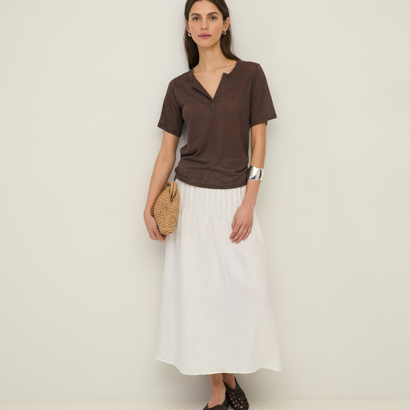 Camiseta escote pico