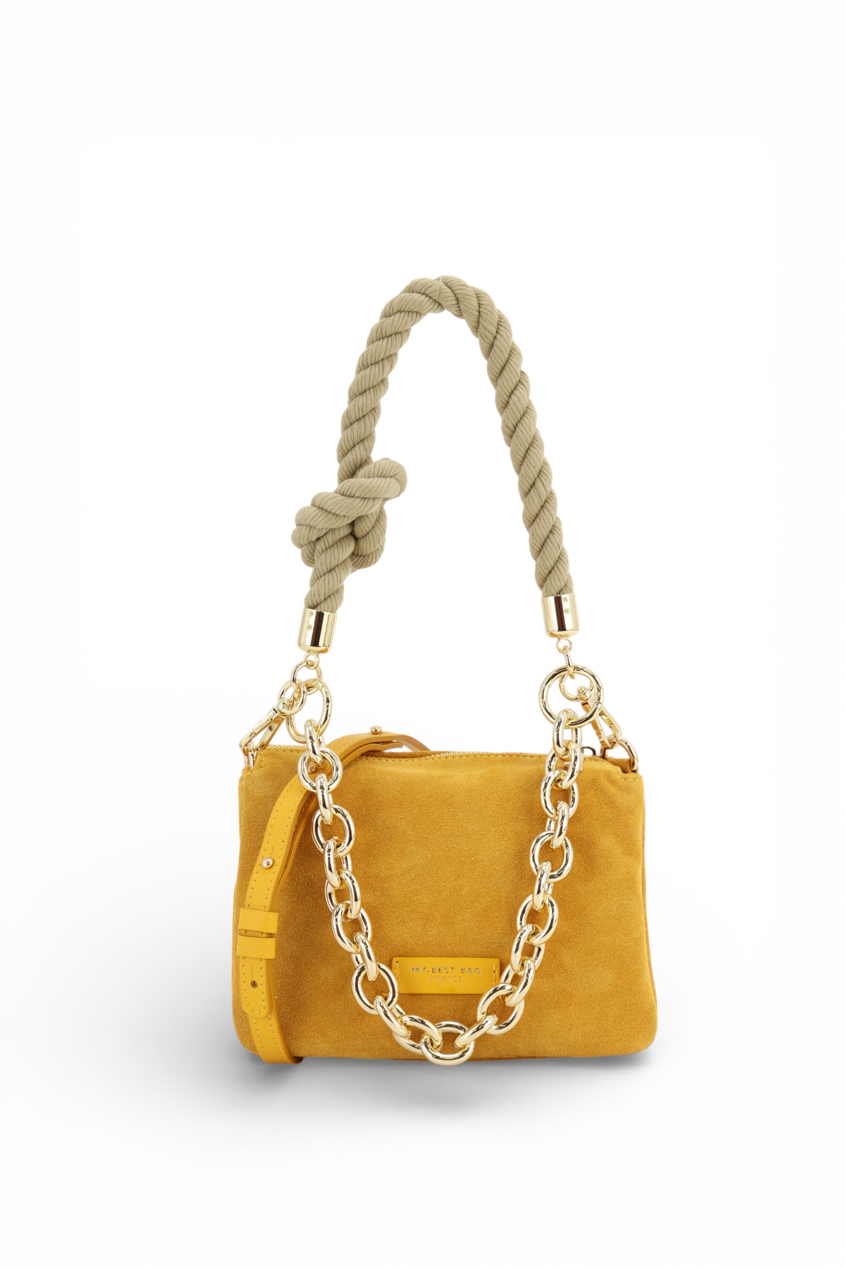 Bolso suede pequeño ante