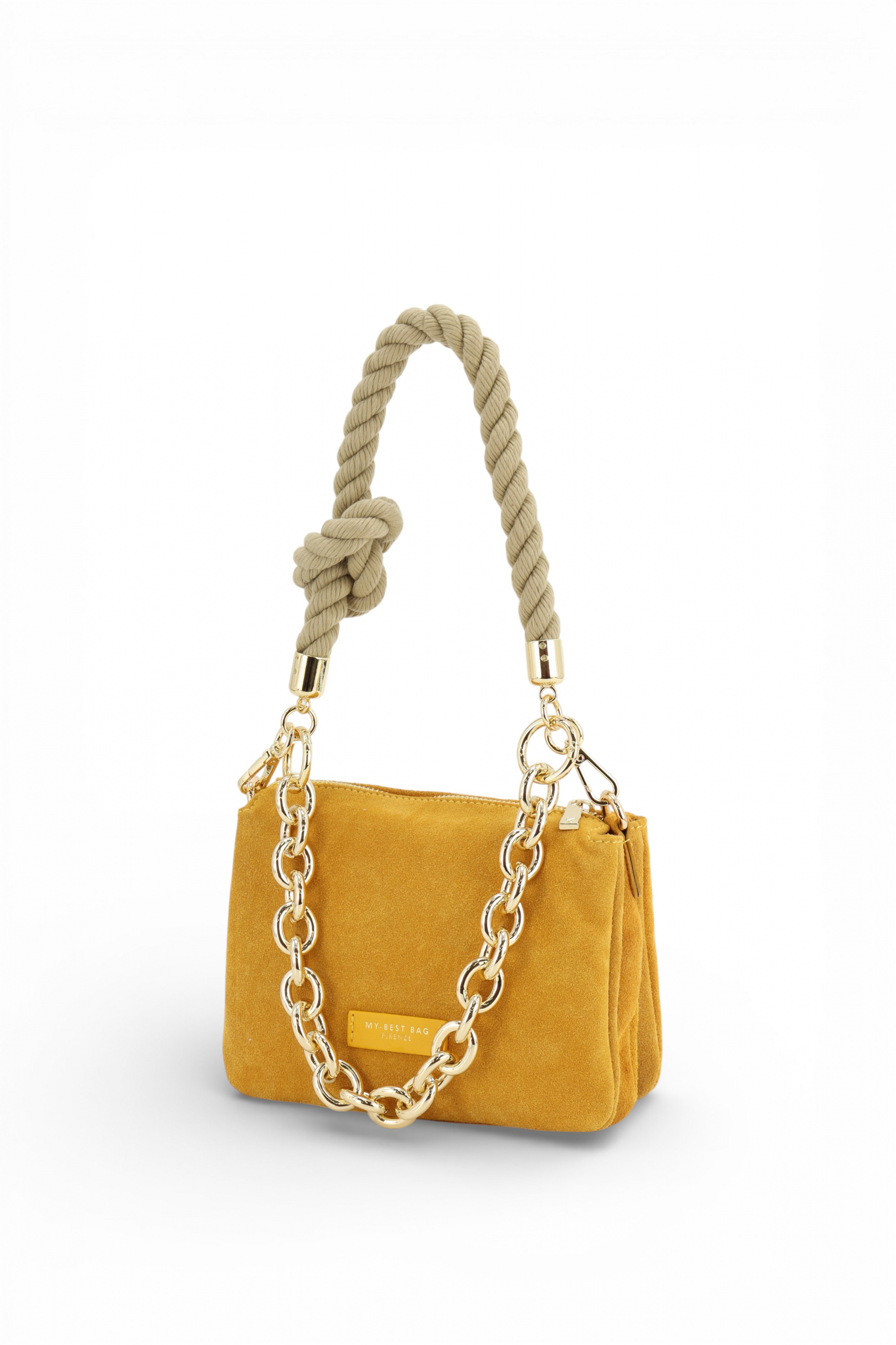 Bolso suede pequeño ante - Imagen 3