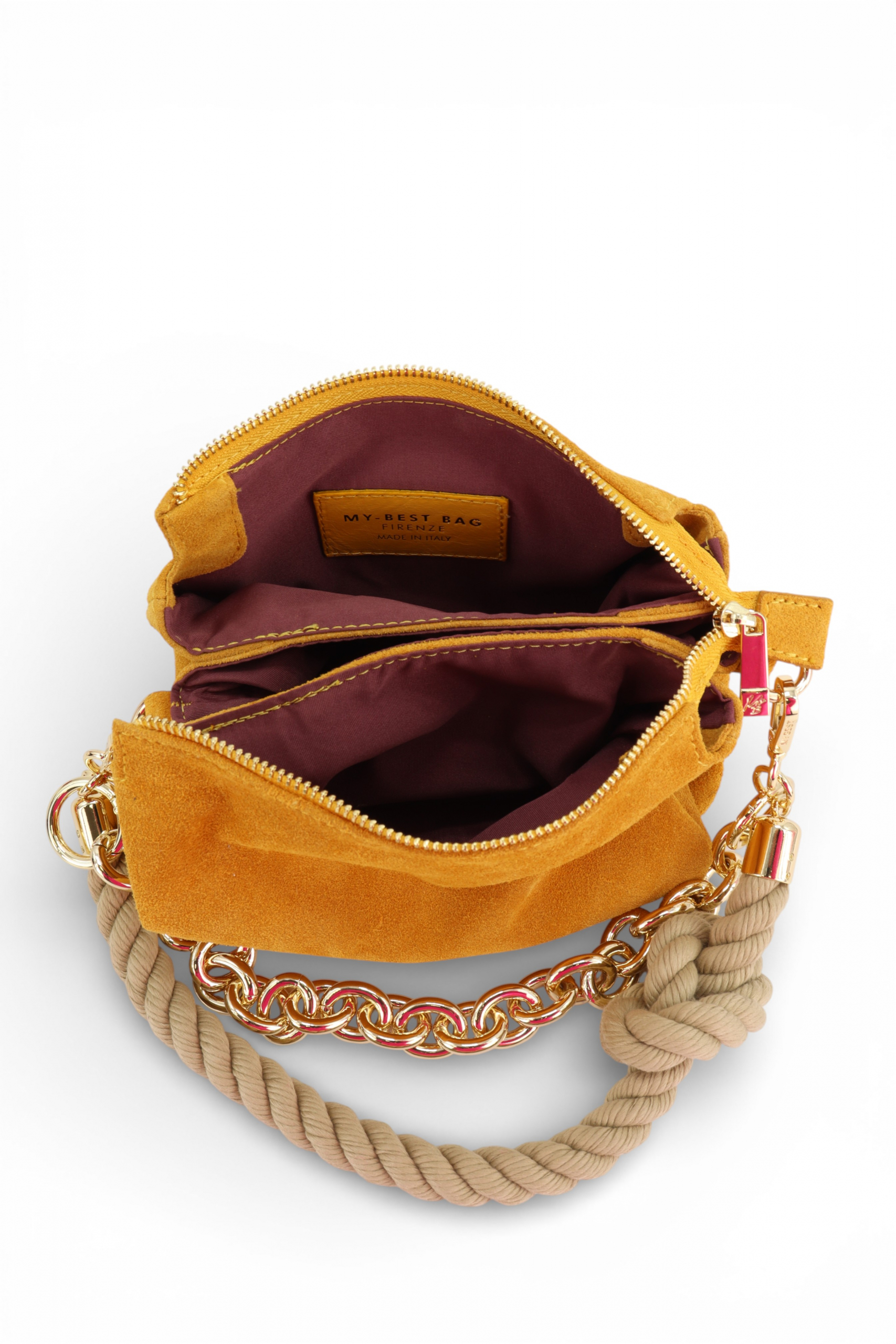 Bolso suede pequeño ante - Imagen 6