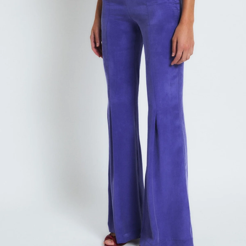 Pantalón icon cupro morado