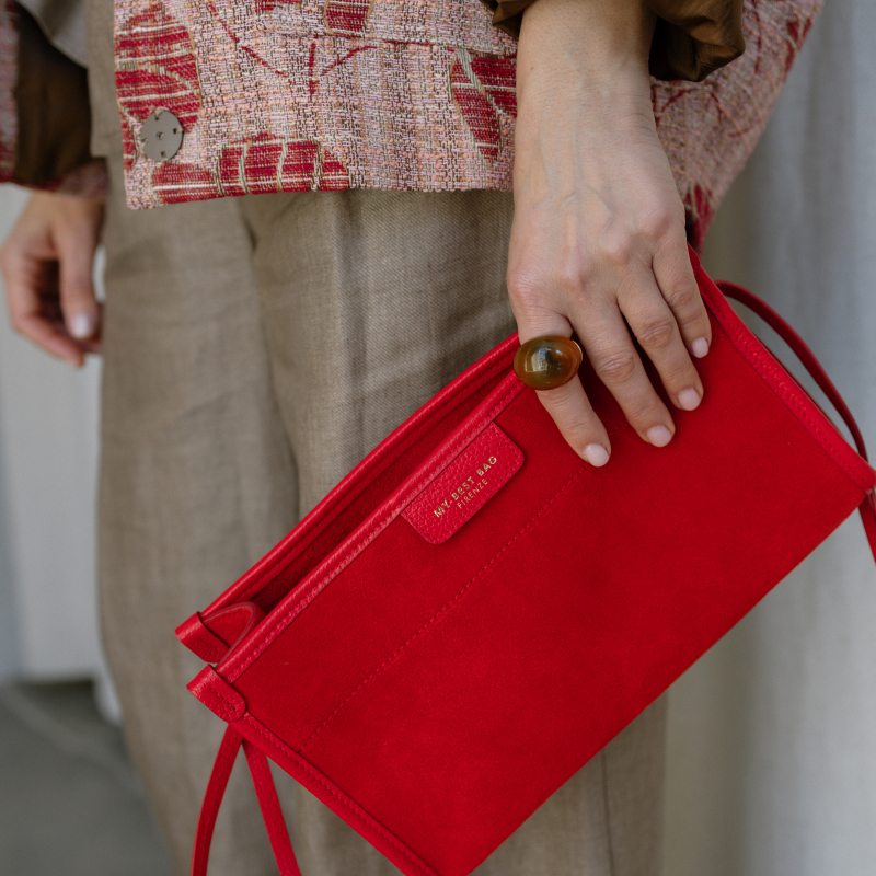 Bolso Scamosciato Piel Ante