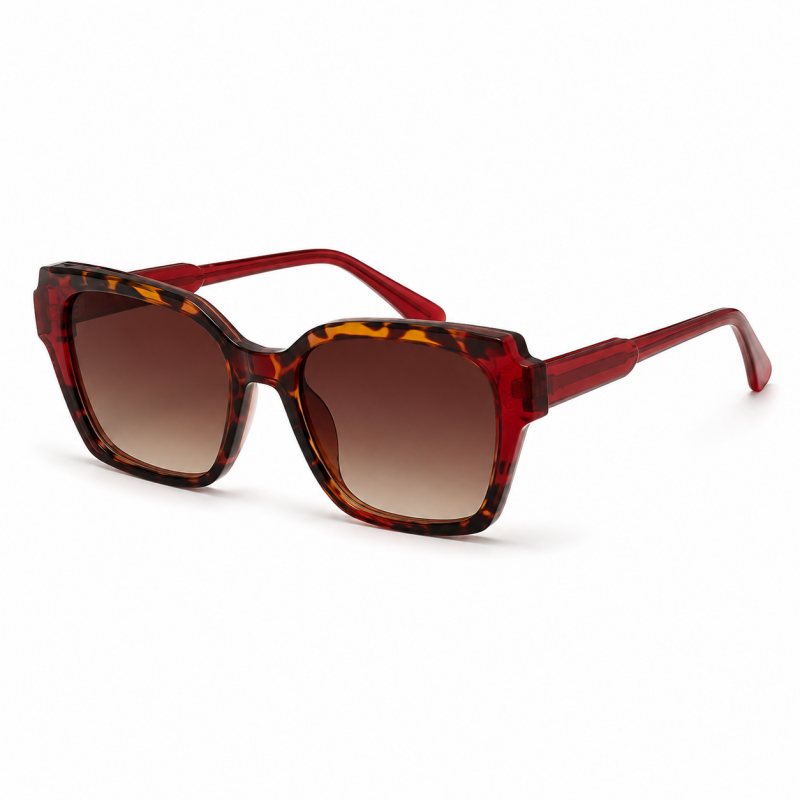 Gafas de sol carey rojo