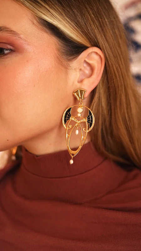 Pendientes nenúfar - Imagen 3