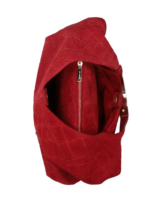 Bolso Ellisse Croco Suede grande - Imagen 5