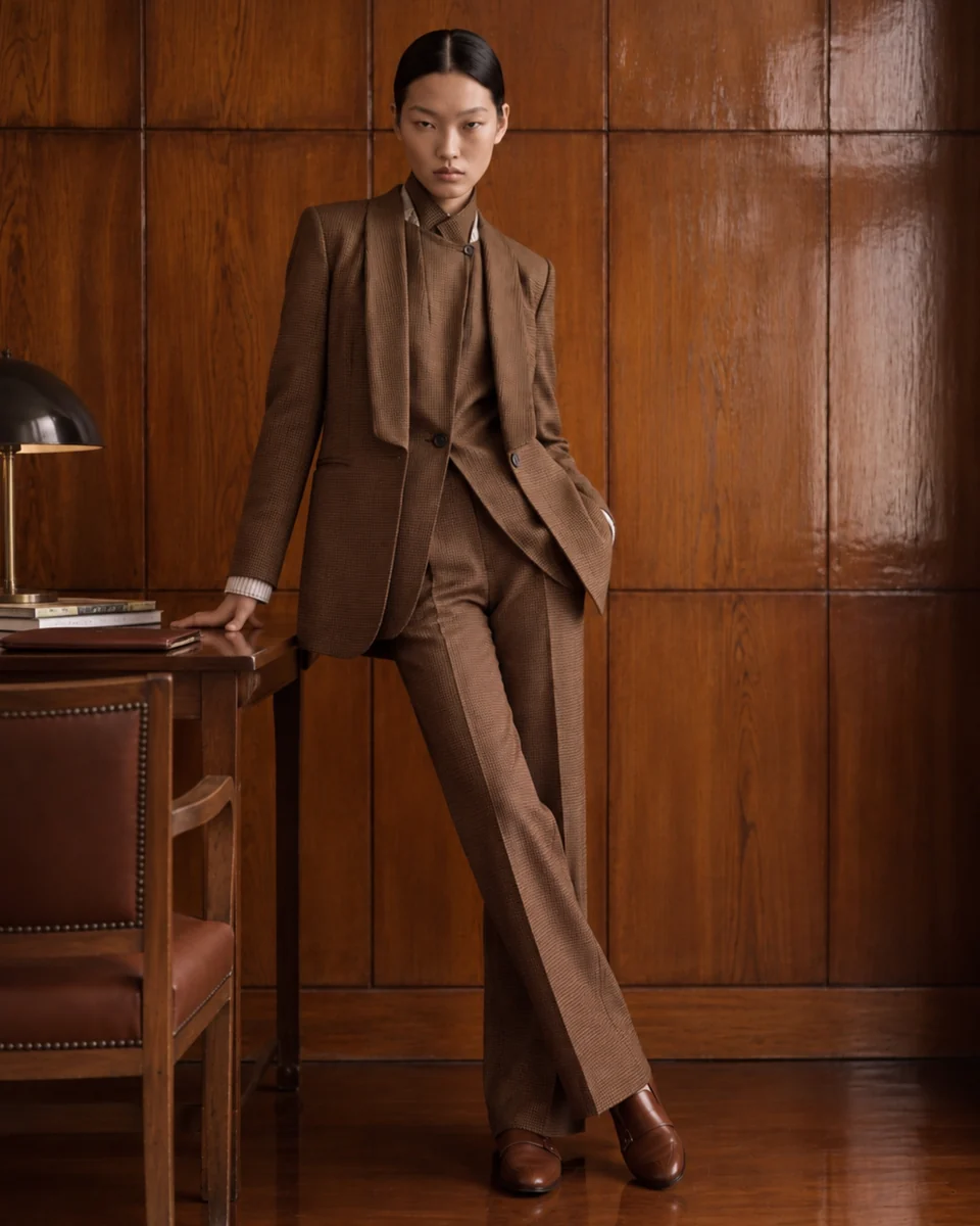 Blazer de sastrería de cuadros - Imagen 5