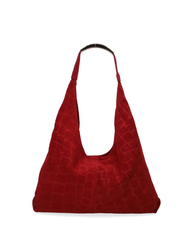 Bolso Ellisse Croco Suede grande - Imagen 4