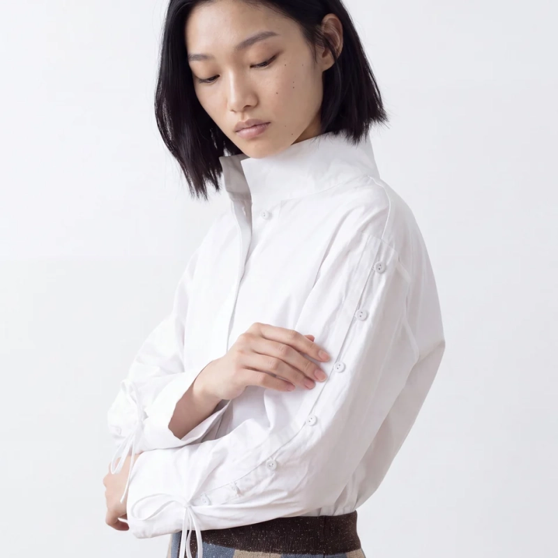 Camisa botones de popelín