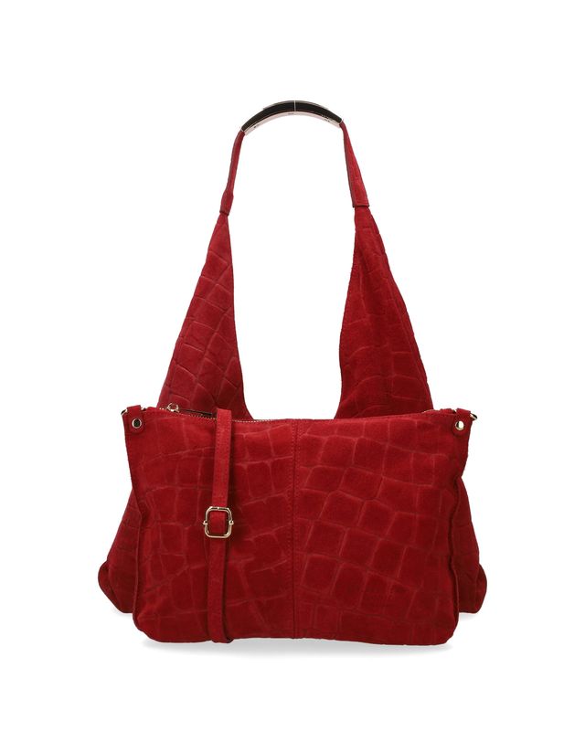 Bolso Ellisse Croco Suede grande - Imagen 6