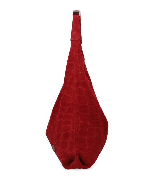 Bolso Ellisse Croco Suede grande - Imagen 7