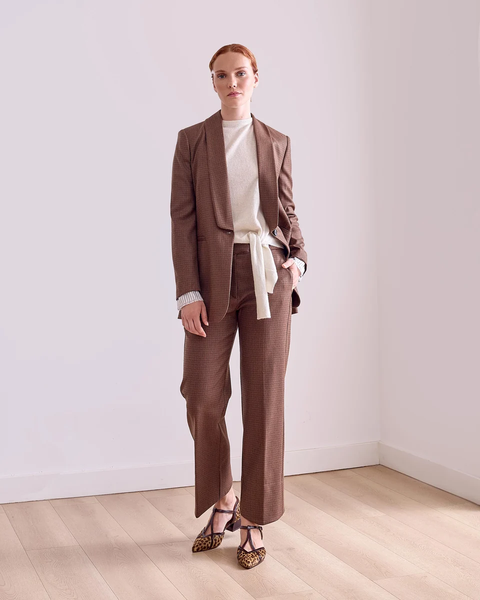 Blazer de sastrería de cuadros - Imagen 4