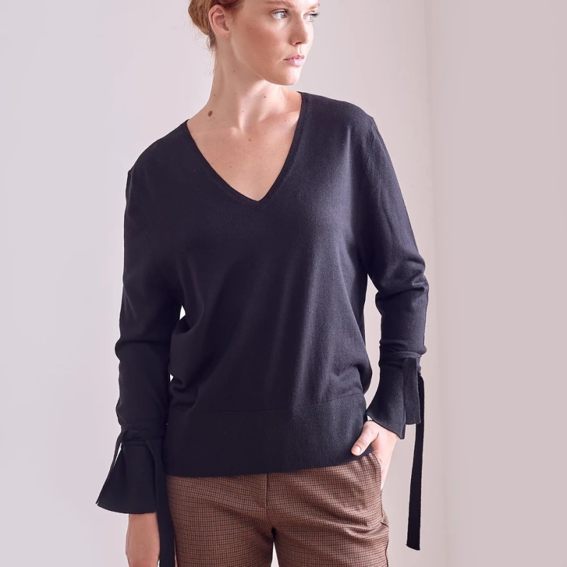 Jersey pico con lazadas